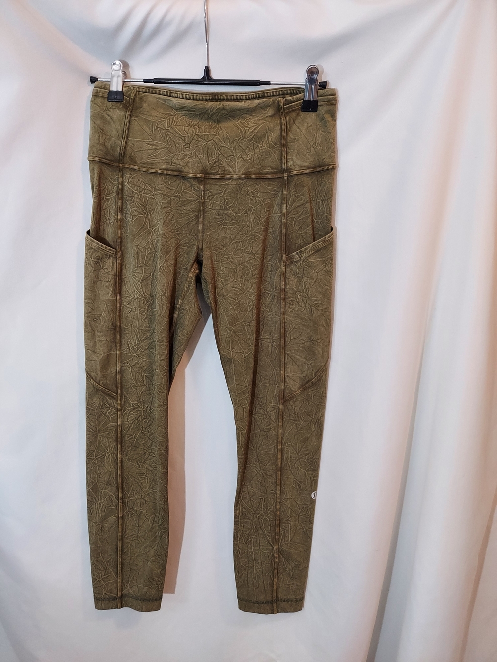 lululemon athletica Olive Green Leggings with Side Pockets
